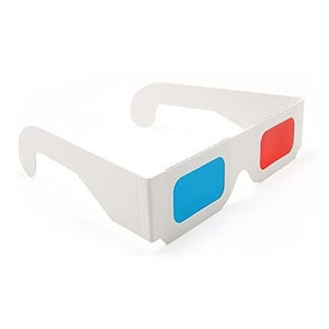 3D-очки, красно-синие, анаглиф, кино, красно-голубые