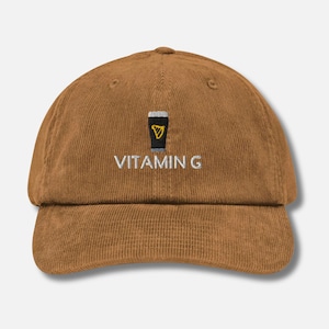 Вельветовая шляпа с витамином G, вышитая кепка Guinness Beer Stout, ирландская кепка Guinness Dad, подарок любителю пива