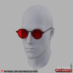 Очки Мэтта Мёрдока (Сорвиголова рожден снова) STL-файл (Скачать)