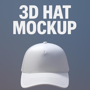 3D-макет кепки для Procreate – настраиваемый макет бейсболки | Цифровая загрузка